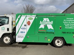 Furnace Truck Vinyl Wrap This image shows furnace truck vinyl wrap.