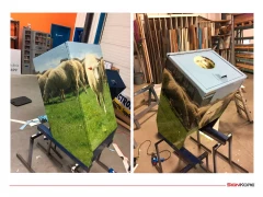 Garbage Can Vinyl Wrap This image shows garbage can vinyl wrap.