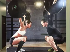 Gym Wall Print_Mural This image shows gym wall print_mural.
