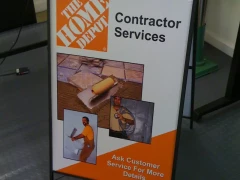 Home Depot Double Sided Aframe Signs This image shows home depot double sided aframe signs.