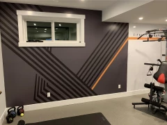 Home Gym Wall Mural Graphics This image shows home gym wall mural graphics.