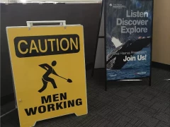 Metal Aframe And Sandwich Board This image shows metal aframe and sandwich board.