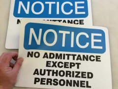 Notice Authorized Personnel Only Signs This image shows notice authorized personnel only signs.