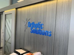 Orthotic Office Reception Sign Edmonton This image shows orthotic office reception sign edmonton.