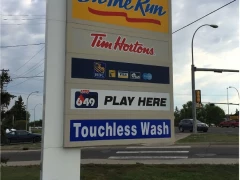 Outdoor Pylon Sign This image shows outdoor pylon sign.