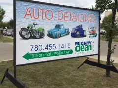 Portable Acm Road Sign This image shows portable acm road sign.