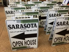 Realty Sandwich Boards Realty Sandwich Boards. This is part of SignKore's Sandwich Boards collection, featuring sandwich boards, A-frame signs, sidewalk signs, portable signs, pavement signs.