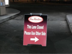 Reflective Sandwich Board This image shows reflective sandwich board.