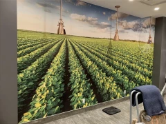 Restaruant Wall Mural Vinyl Film This image shows restaruant wall mural vinyl film.