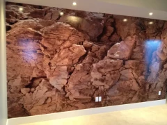 Rock Wall Vinyl Mural This image shows rock wall vinyl mural.