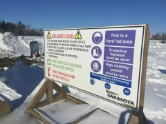 Site Saftey Signs This image shows site saftey signs.