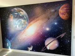 Space Wall Mural This image shows space wall mural.