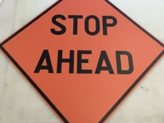 Stop Ahead Sign This image shows stop ahead sign.