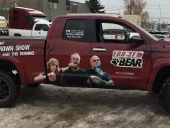 The Bear Rocks Full Body Graphic Wrap Edmonton This image shows the bear rocks full body graphic wrap edmonton.