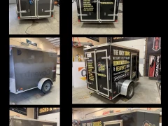 Trailer Wrap Black This image shows trailer wrap black.