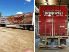 Trator Trailer Full Vinyl Wrap This image shows trator trailer full vinyl wrap.