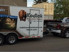 Truck And Trailer Vinyl Wrap This image shows truck and trailer vinyl wrap.