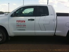 Truck Door Decals This image shows truck door decals.