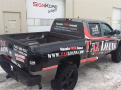 Truck Partial 3M Wrap This image shows truck partial 3m wrap.