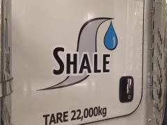 Truck Tare And Gvw Decals This image shows truck tare and gvw decals.