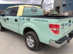 Truck Wrap Window Vision This image shows truck wrap window vision.