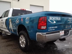 Vehicle Wrap This image shows vehicle wrap.