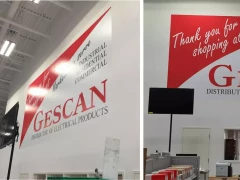 Vinyl Adhesive Wall Mural This image shows vinyl adhesive wall mural.