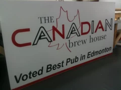 Wood Crezon Sign This image shows wood crezon sign.