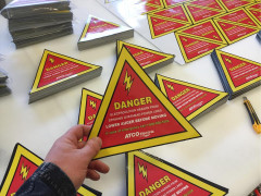 Danger Acto Sticker Edmonton This image shows danger acto sticker edmonton.